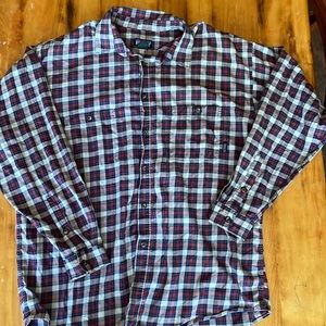 Patagonia plaid button down